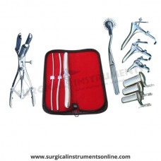 Hegar uterine dilator 3 pieces set,3-4, 5-6, 17-18, pinwheel, mathieu, grave 3pcs, collin 3pcs
